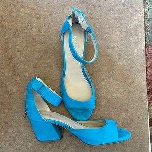 Botkier suede aqua sandals